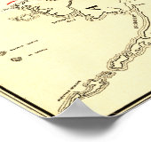 Alaska Panoramic Map Poster (Ecke)