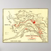 Alaska Panoramic Map Poster (Vorne)