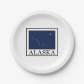 Alaska Pappteller (Vorderseite)