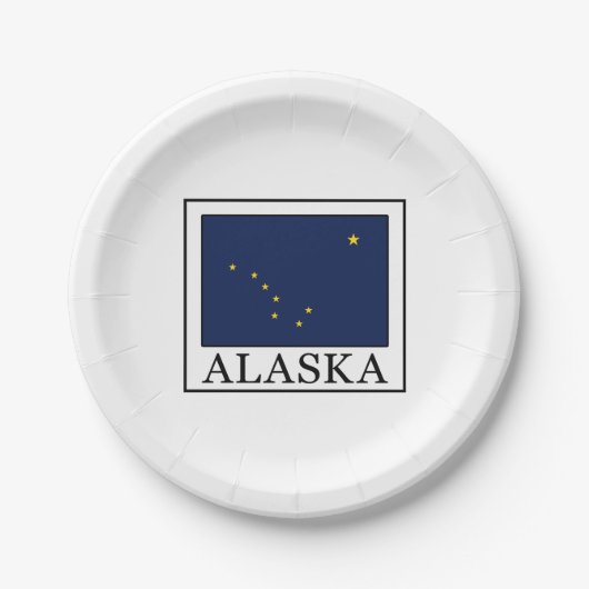 Alaska Pappteller (Vorderseite)