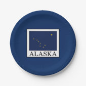 Alaska Pappteller (Vorderseite)