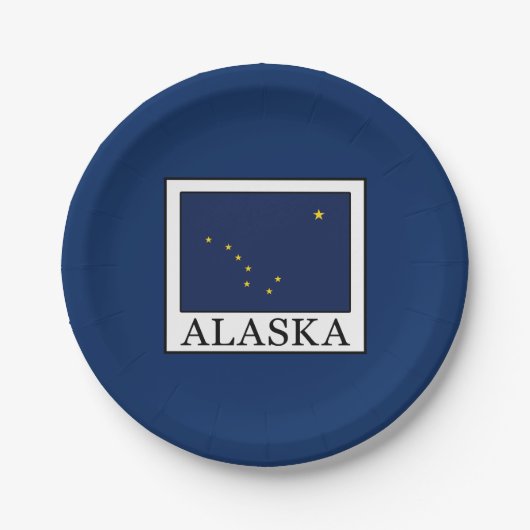 Alaska Pappteller (Vorderseite)