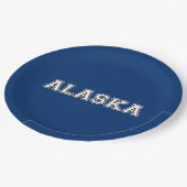 Alaska Pappteller (Schrägansicht)