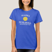 Alaska Pickleball Add Club, Name des Partners Cust T-Shirt (Vorderseite)