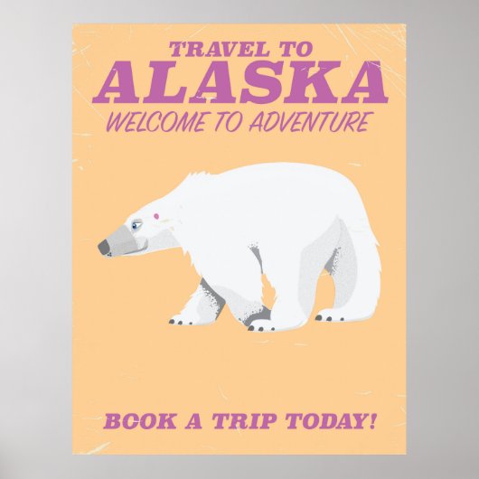 Alaska Polar Bear Poster (Vorne)