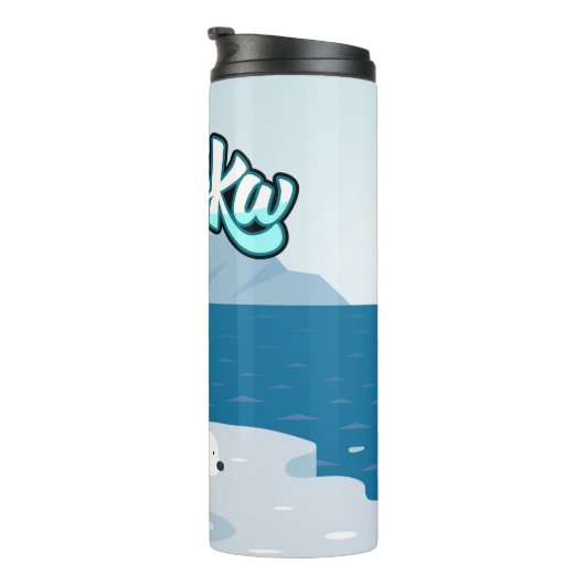 Alaska Polar Bears Thermosbecher (Nach rechts gedreht)