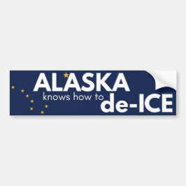 Alaska politischer Aufkleber für Stoßstangen Autoaufkleber