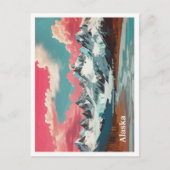 Alaska Pop Kunst, Dichtung und Musik Postkarte (Vorderseite)