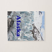 Alaska: Portage Glacier, USA (Untertitel) Puzzle (Horizontal)