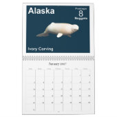 Alaska Postage Briefmarke Kalender (Jan 2027)
