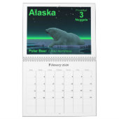 Alaska Postage Briefmarke Kalender (Feb 2026)