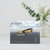 Alaska Postage - de Havilland DH3-C Otter Postkarte (Stehend Vorderseite)