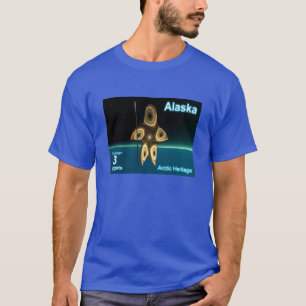 Alaska Postage - Fraktal Inuit Hunter T-Shirt