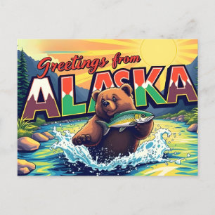 Alaska Postcard Postkarte