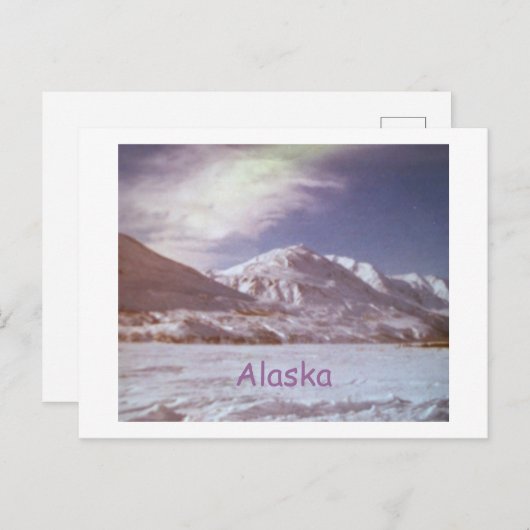 Alaska Postcard Postkarte (Vorne/Hinten)