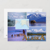 Alaska Postcard Postkarte (Vorne/Hinten)