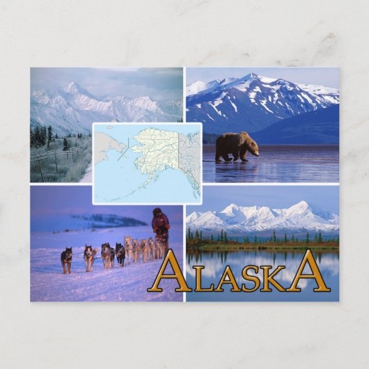 Alaska Postcard Postkarte (Vorderseite)