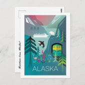 Alaska Postcard Postkarte (Vorne/Hinten)