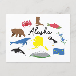 Alaska Postcard Postkarte