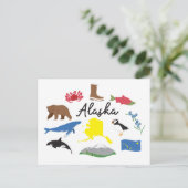 Alaska Postcard Postkarte (Stehend Vorderseite)