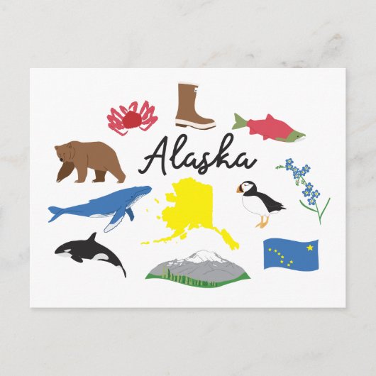 Alaska Postcard Postkarte (Vorderseite)