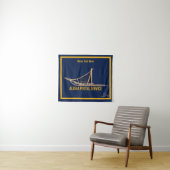 Alaska Postdienst Dog Sled Wandteppich (Beispiel (Horizontal))