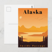 Alaska Postkarte (Vorne/Hinten)