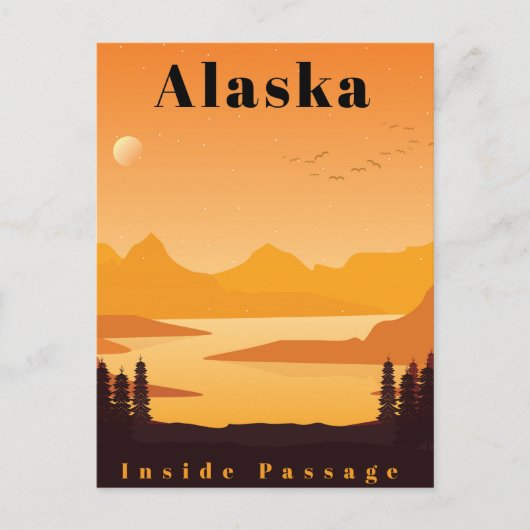 Alaska Postkarte (Vorderseite)