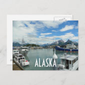 ALASKA POSTKARTE (Vorne/Hinten)