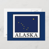 Alaska Postkarte (Vorne/Hinten)