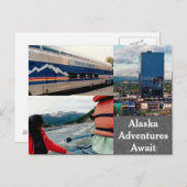 Alaska - Postkarte (Vorne/Hinten)