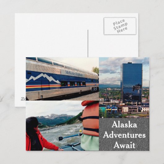 Alaska - Postkarte (Vorne/Hinten)