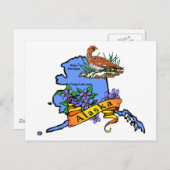 Alaska Postkarte (Vorne/Hinten)