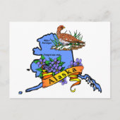 Alaska Postkarte (Vorderseite)