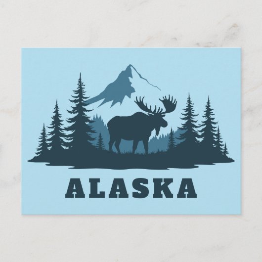 ALASKA POSTKARTE (Vorderseite)