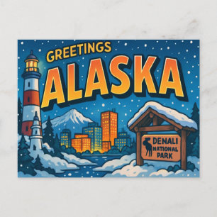 ALASKA Postkarte