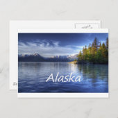 Alaska Postkarte (Vorne/Hinten)