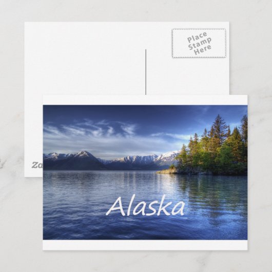 Alaska Postkarte (Vorne/Hinten)