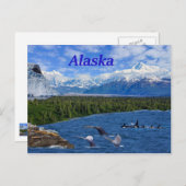 Alaska Postkarte (Vorne/Hinten)