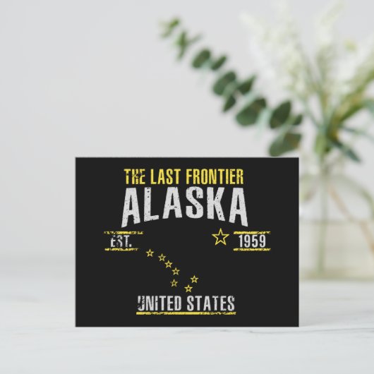 Alaska Postkarte (Stehend Vorderseite)