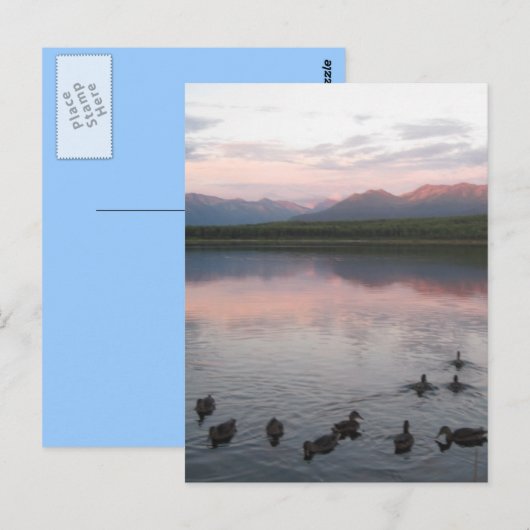 Alaska Postkarte (Vorne/Hinten)