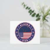 Alaska Postkarte (Stehend Vorderseite)