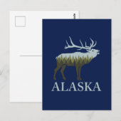 Alaska Postkarte (Vorne/Hinten)