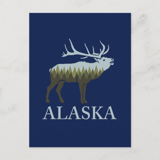 Alaska Postkarte (Vorderseite)