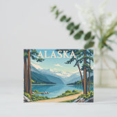 Alaska Postkarte (Stehend Vorderseite)