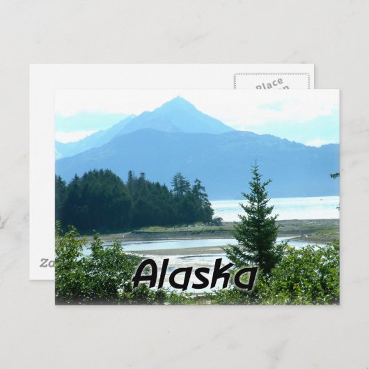 Alaska Postkarte (Vorne/Hinten)