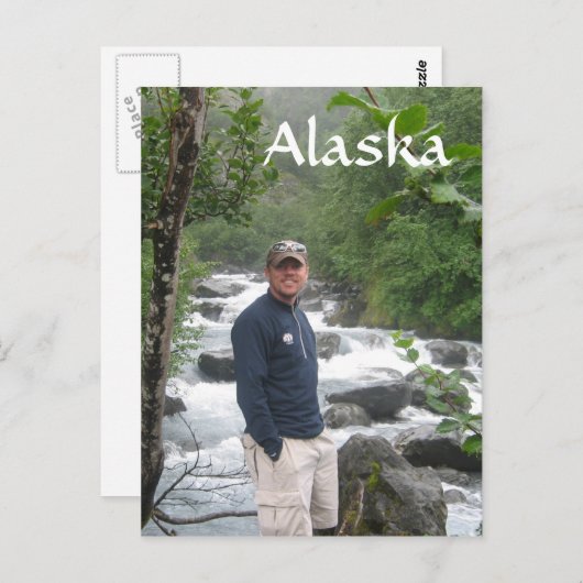 Alaska Postkarte (Vorne/Hinten)