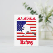 ALASKA POSTKARTE (Stehend Vorderseite)