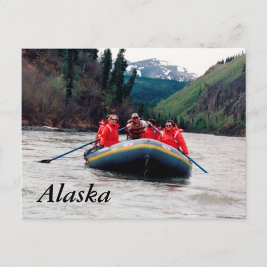 Alaska Postkarte (Vorderseite)