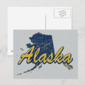 Alaska Postkarte (Vorne/Hinten)